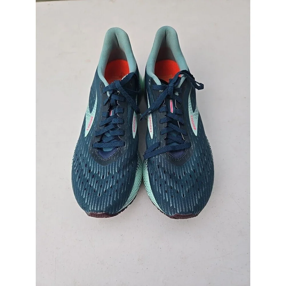 Brooks Womens hyperion tempo 1203281B491 Running Shoes Sz 10.5 Teal Blue